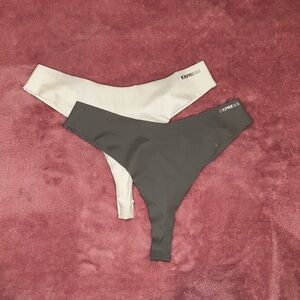 Express Kids Seamless Thong Set - White & Gray